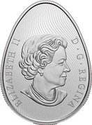 Canada 20 Dollars Traditional Ukrainian Pysanka 2021  Proof ELIZABETH II D G REGINA coin obverse Canada 20 Dollars Traditional Ukrainian Pysanka 2021  Proof ELIZABETH II D G REGINA coin obverse