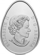 Canada 20 Dollars (Ukrainian Pysanka Egg) ELIZABETH II D G REGINA coin obverse Canada 20 Dollars (Ukrainian Pysanka Egg) ELIZABETH II D G REGINA coin obverse