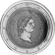 Italy 20 ECU (Domitian) X# 59 IMP CAES DOMIT AVG... coin reverse Italy 20 ECU (Domitian) X# 59 IMP CAES DOMIT AVG... coin reverse