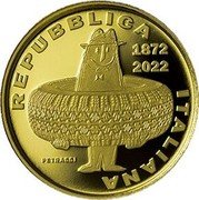 Italy 20 Euro 150th Anniversary of Pirelli 2022 R Proof PNEU PIRELLI REPUBBLICA ITALIANA 1872 2022 PETRASSI coin obverse Italy 20 Euro 150th Anniversary of Pirelli 2022 R Proof PNEU PIRELLI REPUBBLICA ITALIANA 1872 2022 PETRASSI coin obverse