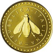 Italy 20 Euro Reproduction of the 2 Lire 2022 R Reverse Proof REPUBBLICA ITALIANA CASSOL coin obverse Italy 20 Euro Reproduction of the 2 Lire 2022 R Reverse Proof REPUBBLICA ITALIANA CASSOL coin obverse