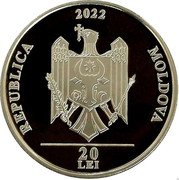 Moldova 20 Lei Childhood Memories 2022  proof REPUBLICA 2022 MOLDOVA 20 LEI coin obverse Moldova 20 Lei Childhood Memories 2022  proof REPUBLICA 2022 MOLDOVA 20 LEI coin obverse
