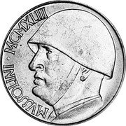 Italy 20 Lire X# 2 Republic Italy MVSSOLINI MCMXLIII coin reverse Italy 20 Lire X# 2 Republic Italy MVSSOLINI MCMXLIII coin reverse