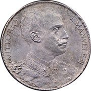 Italy 20 Lire (Vittorio Emanuele III) KM# Pn5 VITTORIO EMANVELE III coin obverse Italy 20 Lire (Vittorio Emanuele III) KM# Pn5 VITTORIO EMANVELE III coin obverse