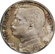 Italy 20 Lire (Vittorio Emanuele III) VITTORIO EMANVELE III coin obverse Italy 20 Lire (Vittorio Emanuele III) VITTORIO EMANVELE III coin obverse