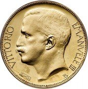 Italy 20 Lire (Vittorio Emanuele III Pattern) VITTORIO EMANVELE III coin obverse Italy 20 Lire (Vittorio Emanuele III Pattern) VITTORIO EMANVELE III coin obverse