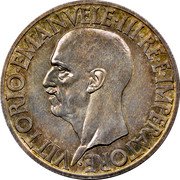 Italy 20 Lire Vittorio Emanuele III. Prova 1936R XIV KM# Pr65 VITTORIO EMANVELE III RE E IMPERATORE coin obverse