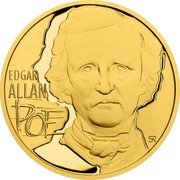 Niue 25 Dollars (Edgar Allan Poe) EDGAR ALLAN POE SR coin reverse Niue 25 Dollars (Edgar Allan Poe) EDGAR ALLAN POE SR coin reverse