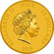 Niue 25 Dollars (Stormtrooper) ELIZABETH II NIUE 25 DOLLARS IRB 2019 coin obverse Niue 25 Dollars (Stormtrooper) ELIZABETH II NIUE 25 DOLLARS IRB 2019 coin obverse