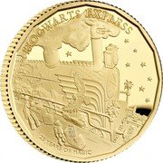 UK 25 Pounds Hogwarts Express 2022 Proof HOGWARTS EXPRESS 25 25 YEARS OF MAGIC coin reverse UK 25 Pounds Hogwarts Express 2022 Proof HOGWARTS EXPRESS 25 25 YEARS OF MAGIC coin reverse