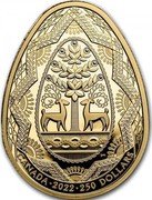Canada 250 Dollars Pysanka - Ukrainian Easter egg 2022 DM CANADA 2022 250 DOLLARS coin reverse Canada 250 Dollars Pysanka - Ukrainian Easter egg 2022 DM CANADA 2022 250 DOLLARS coin reverse