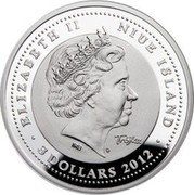 Niue 3 Dollars Third Programme of the Polish Radio 2012 Proof KM# 785a ELIZABETH II NIUE ISLAND TRÓJKA IRB 3 DOLLARS 2012 coin obverse Niue 3 Dollars Third Programme of the Polish Radio 2012 Proof KM# 785a ELIZABETH II NIUE ISLAND TRÓJKA IRB 3 DOLLARS 2012 coin obverse