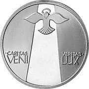 Italy 3 Ducat (Papal States Fantasy Coin) X# 21 CARITAS VERITAS VENI LUX coin reverse