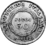 Italy 30 Soldi (Republic Coinage Pattern) KM# Pn7 REPUBBLICA ITALIANA SOLDI 30 D 5 782 coin obverse Italy 30 Soldi (Republic Coinage Pattern) KM# Pn7 REPUBBLICA ITALIANA SOLDI 30 D 5 782 coin obverse