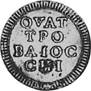 Italy 4 Baiocchi Cispadine Republic Revolutionary State Standard Coinage Pattern 1797 KM# Pn1 QVAT TRO BAIOC CHI coin reverse Italy 4 Baiocchi Cispadine Republic Revolutionary State Standard Coinage Pattern 1797 KM# Pn1 QVAT TRO BAIOC CHI coin reverse
