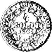 Italy 4 Soldi (Pius IX) KM# Pn4 4 SOLDI 1808 STATO PONTIFICIO coin reverse Italy 4 Soldi (Pius IX) KM# Pn4 4 SOLDI 1808 STATO PONTIFICIO coin reverse