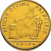Italy 4 Zecchini Paolo Renier. Pietas Optimi Principis 1783 FD X# 359 PIETAS OPTIMI PRINCIPIS coin obverse Italy 4 Zecchini Paolo Renier. Pietas Optimi Principis 1783 FD X# 359 PIETAS OPTIMI PRINCIPIS coin obverse