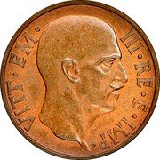 Italy 5 Centesimi (Vittorio Emanuele III. Prova) KM# Pr57 VITT EM III RE E IMP coin obverse
