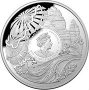 Australia 5 Dollars (Daintree Rain Forest) ELIZABETH II AUSTRALIA ONE OUNCE FINE SILVER JC coin obverse Australia 5 Dollars (Daintree Rain Forest) ELIZABETH II AUSTRALIA ONE OUNCE FINE SILVER JC coin obverse