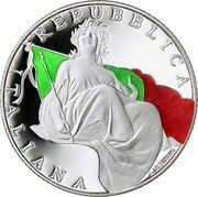 Italy 5 Euro 70 Years of Constitution 2018 R Proof KM# 418 REPUBBLICA ITALIANA L. DE SIMONI coin obverse Italy 5 Euro 70 Years of Constitution 2018 R Proof KM# 418 REPUBBLICA ITALIANA L. DE SIMONI coin obverse