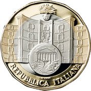 Italy 5 Euro Carabinieri Command for the Protection of Cultural Heritage 2019 R Proof L . DE SIMONI REPUBBLICA ITALIANA coin obverse Italy 5 Euro Carabinieri Command for the Protection of Cultural Heritage 2019 R Proof L . DE SIMONI REPUBBLICA ITALIANA coin obverse