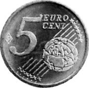 Italy 5 Euro Cent (Settimo Torinese City Token) X# 1 5 EURO CENT coin reverse Italy 5 Euro Cent (Settimo Torinese City Token) X# 1 5 EURO CENT coin reverse