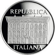 Italy 5 Euro (Cesare Maccari) REPUBBLICA ITALIANA coin obverse