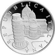 Italy 5 Euro (Consecratification of the Cathedral of Pisa) REPUBBLICA ITALIANA coin obverse Italy 5 Euro (Consecratification of the Cathedral of Pisa) REPUBBLICA ITALIANA coin obverse