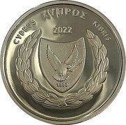Cyprus 5 Euro (Diavolo of the Ancient Kingdom of Amathous) KM# 115 CYPRUS ΚΥΠΡΟΣ KIBRIS 2022 1960 coin obverse Cyprus 5 Euro (Diavolo of the Ancient Kingdom of Amathous) KM# 115 CYPRUS ΚΥΠΡΟΣ KIBRIS 2022 1960 coin obverse