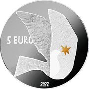 Latvia 5 Euro For the Freedom of Ukraine 2022 Proof 5 EURO 2022 coin reverse Latvia 5 Euro For the Freedom of Ukraine 2022 Proof 5 EURO 2022 coin reverse