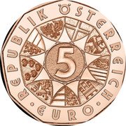 Austria 5 Euro (That Was Lucky) 5 EURO REPUBLIK ÖSTERREICH coin obverse Austria 5 Euro (That Was Lucky) 5 EURO REPUBLIK ÖSTERREICH coin obverse