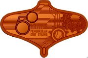 Malaysia 5 Ringgit (50th Anniversary of Kilang Wang Bank Negara. Gasing) 50 TAHUN PENGHASILAN DUIT SYILING coin reverse Malaysia 5 Ringgit (50th Anniversary of Kilang Wang Bank Negara. Gasing) 50 TAHUN PENGHASILAN DUIT SYILING coin reverse