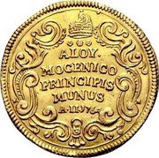 Italy 5 Zecchini Alvise Mocenigo IV 1764 MF ALOY MOCENIGO PRINCIPIS MUNUS A II 1764 coin reverse Italy 5 Zecchini Alvise Mocenigo IV 1764 MF ALOY MOCENIGO PRINCIPIS MUNUS A II 1764 coin reverse
