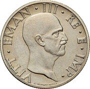 Italy 50 Centesimi (Vittorio Emanuele III Trial strike) KM# Pn60 VITT EMAN III RE E IMP G.ROMAGNOLI coin obverse