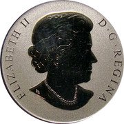 Canada 50 Cents (Christmas Lenticular. Santa Claus) KM# 1341 ELIZABETH II D G REGINA coin obverse Canada 50 Cents (Christmas Lenticular. Santa Claus) KM# 1341 ELIZABETH II D G REGINA coin obverse