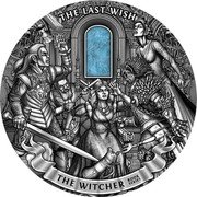 Niue 50 Dollars Elizabeth II The Last Wish 2019  THE LAST WISH THE WITCHER BOOK SERIES coin reverse Niue 50 Dollars Elizabeth II The Last Wish 2019  THE LAST WISH THE WITCHER BOOK SERIES coin reverse