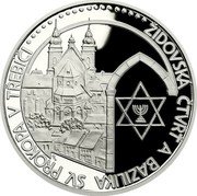 Niue 50 Dollars Jewish Quarter and St. Prokop's Basilica 2019 CM Proof ŽIDOVSKÁ ČTVRŤ A BAZILIKA SV. PROKOPA V TŘEBÍČI coin reverse Niue 50 Dollars Jewish Quarter and St. Prokop's Basilica 2019 CM Proof ŽIDOVSKÁ ČTVRŤ A BAZILIKA SV. PROKOPA V TŘEBÍČI coin reverse