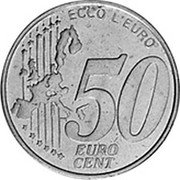 Italy 50 Euro Cent Ecco L'euro (Napoli Token) X# 1 50 EURO CENT ECCO L'EURO coin reverse Italy 50 Euro Cent Ecco L'euro (Napoli Token) X# 1 50 EURO CENT ECCO L'EURO coin reverse