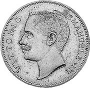 Italy 50 Lire (Vittorio Emanuele III.) KM# PnB7 VITTORIO EMANUELE III coin obverse Italy 50 Lire (Vittorio Emanuele III.) KM# PnB7 VITTORIO EMANUELE III coin obverse