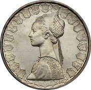 Italy 500 Lire (Trial Strike. Caravelle Upwind Flags. Prova) KM# Pr83 GIAMPAOLI coin reverse