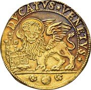 Italy 6 Zecchini Alvise Mocenigo IV ND (1763-1779)  DVCATVS VENETVS coin obverse Italy 6 Zecchini Alvise Mocenigo IV ND (1763-1779)  DVCATVS VENETVS coin obverse