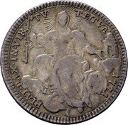 Italy Doppio Giulio (Clement XIV) FIAT PAX IN VIRTVTE TVA 1771 coin reverse Italy Doppio Giulio (Clement XIV) FIAT PAX IN VIRTVTE TVA 1771 coin reverse