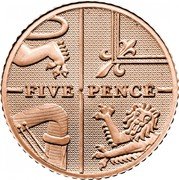 UK Five Pence Royal Arms Shield Puzzle Memorial 2022 Proof, memorial coin set FIVE PENCE coin reverse UK Five Pence Royal Arms Shield Puzzle Memorial 2022 Proof, memorial coin set FIVE PENCE coin reverse