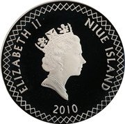 Niue One Dollar (Elizabeth II - Swordfish) 2010 ELIZABETH II NIUE ISLAND RDM coin obverse