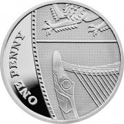 UK One Penny Royal Arms Shield Puzzle Memorial 2022 Proof, memorial coin set ONE PENNY MD coin reverse UK One Penny Royal Arms Shield Puzzle Memorial 2022 Proof, memorial coin set ONE PENNY MD coin reverse