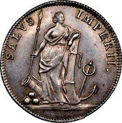 Italy Osella Paolo Renier. Double weight 1784 - VI FD X# 362 SALVS IMPERII coin obverse