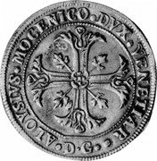 Italy Scudo KM# Pn171 Venice ALOYSIVS MOCENIGO DVX VENETIAR DG coin obverse Italy Scudo KM# Pn171 Venice ALOYSIVS MOCENIGO DVX VENETIAR DG coin obverse