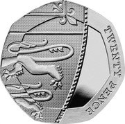 UK Twenty Pence Elizabeth II 2022 Proof, memorial coin set TWENTY PENCE MD coin reverse UK Twenty Pence Elizabeth II 2022 Proof, memorial coin set TWENTY PENCE MD coin reverse