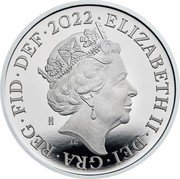 UK Two Pence A Special Memorial Coin 2022 Proof, memorial coin set ELIZABETH II DEI GRA REG FID DEF 2022 26/22 J.C coin obverse UK Two Pence A Special Memorial Coin 2022 Proof, memorial coin set ELIZABETH II DEI GRA REG FID DEF 2022 26/22 J.C coin obverse