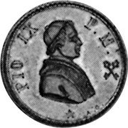 Italy Zecchino (Pio IX - Gaeta) X# 6 PIO IX P M coin obverse